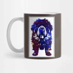 Fluffy Tibetan Mastiff Dog Khyi Print Poster Art Mug